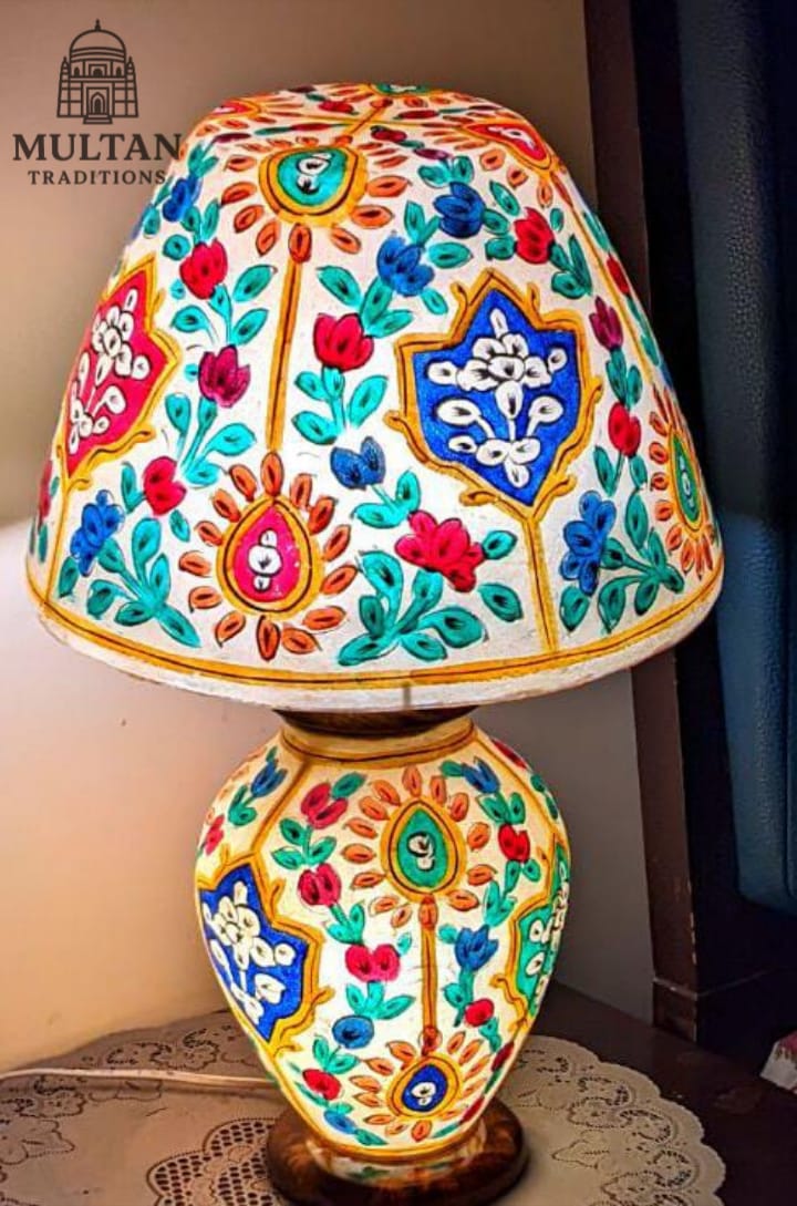 Multani Hand Camel Skin Lamp