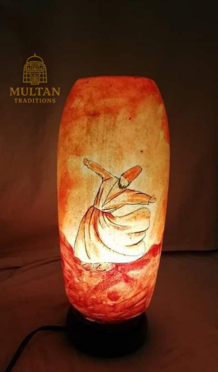 Whirling Dervish Handmade Lamp