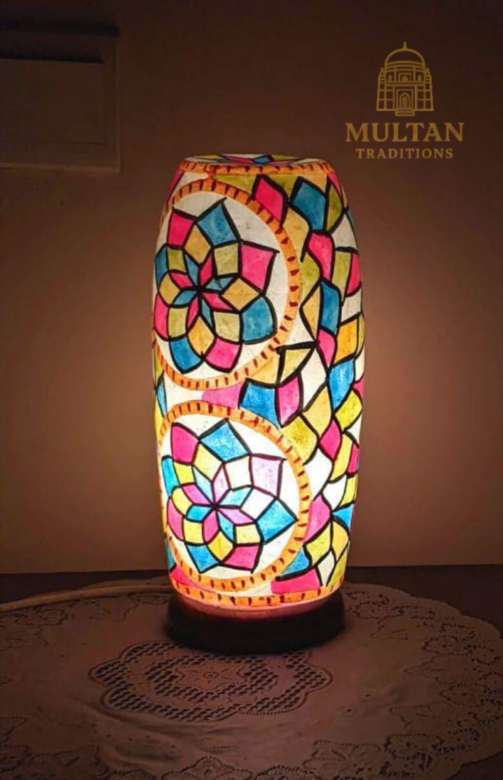 Geometric Harmony Multani Lamp